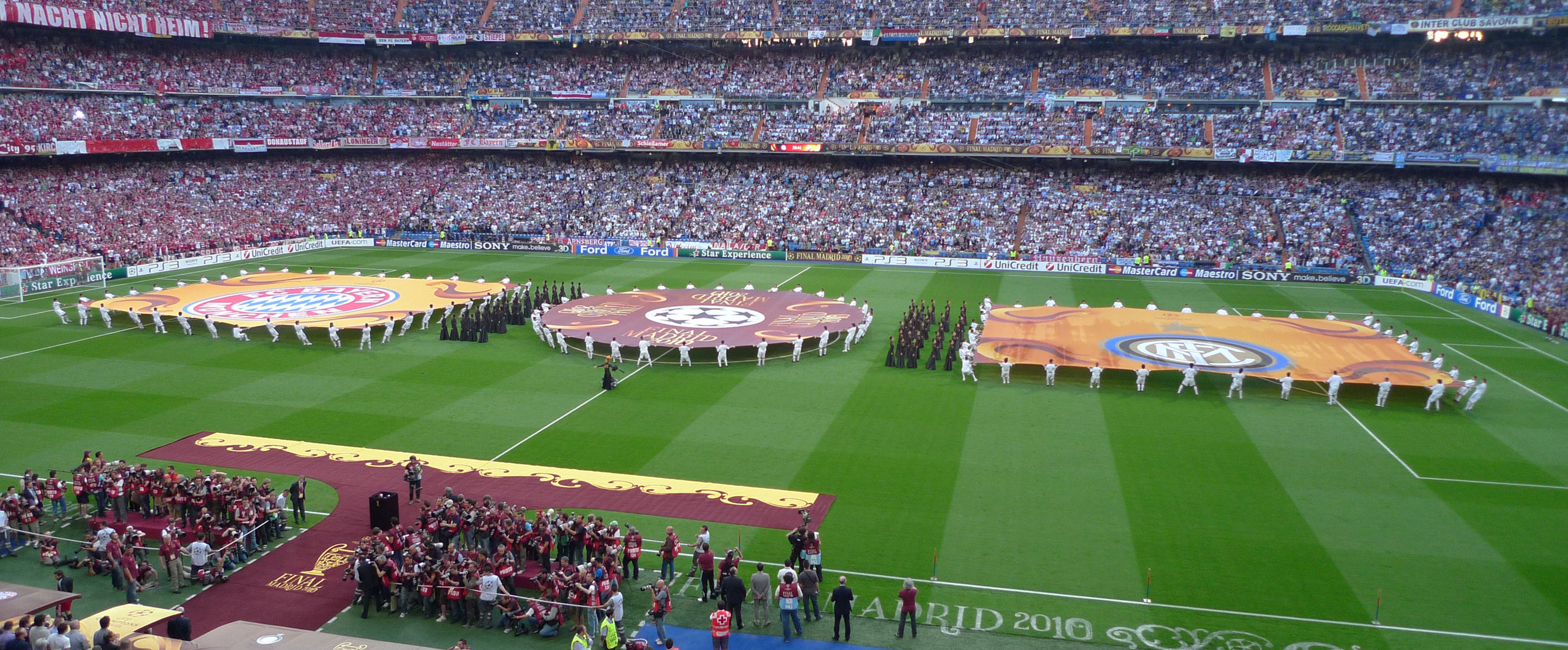 Opening ceremony of the 2009-2010 UEFA Champions League final