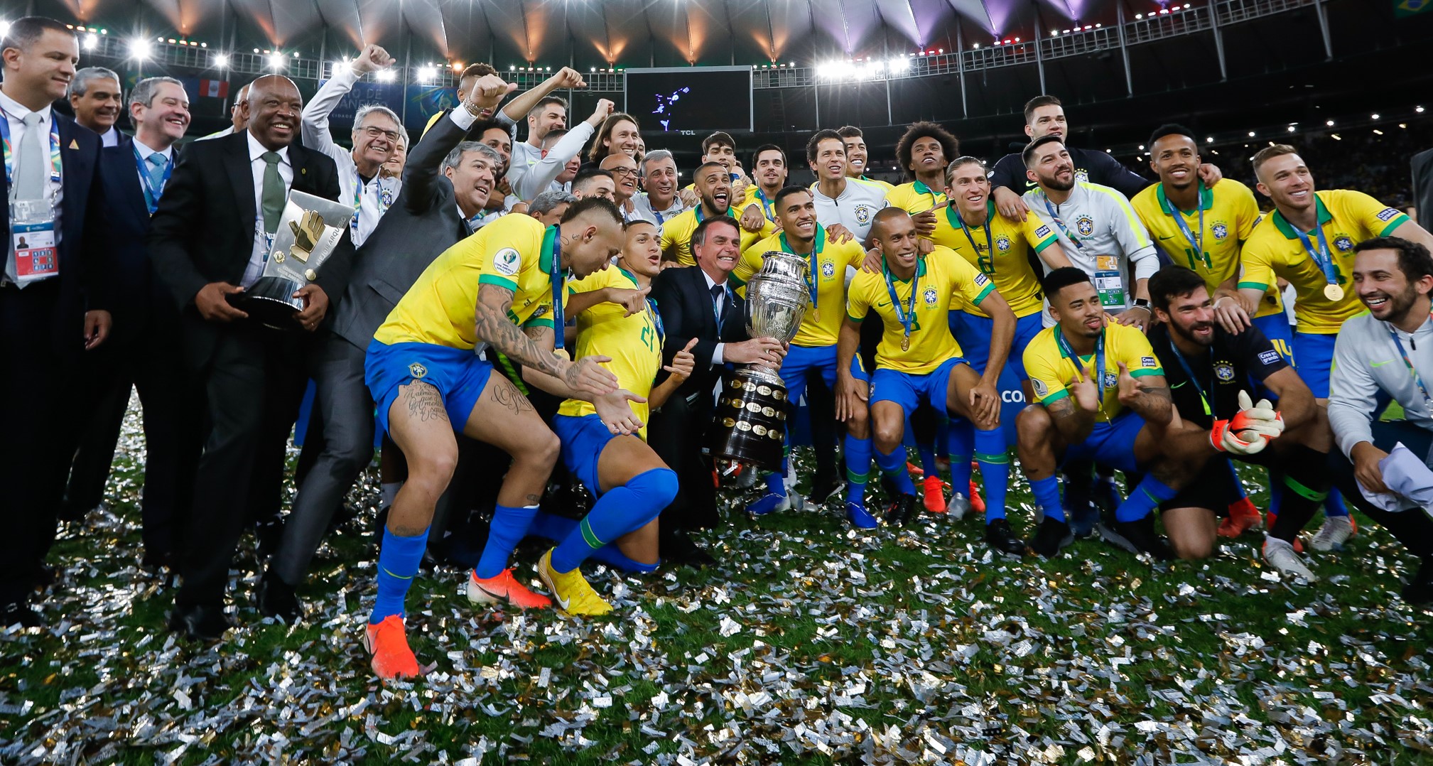 Brazil, winner of the 2019 Copa América