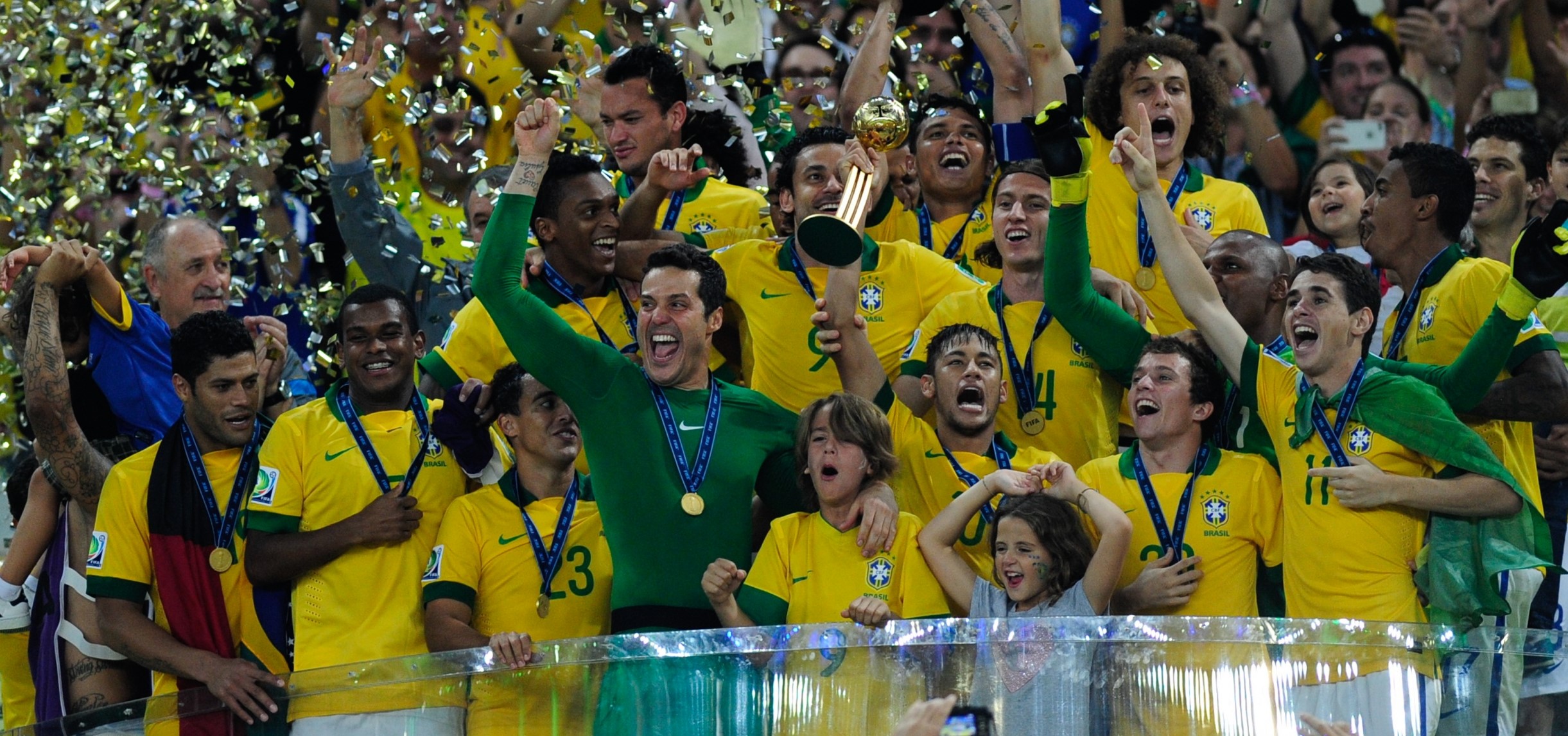 Brazil, winner of the 2013 FIFA Confederations Cup