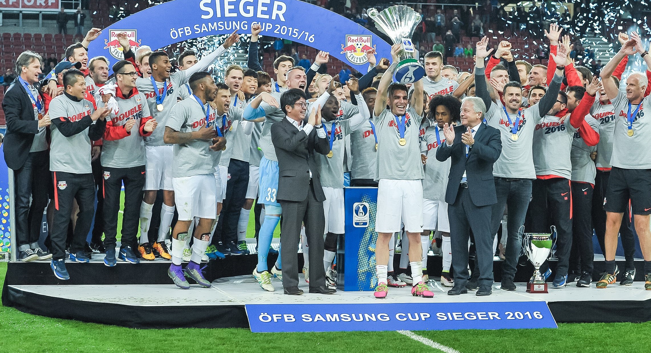 FC Red Bull Salzburg, winner of the 2015-16 Austrian Cup